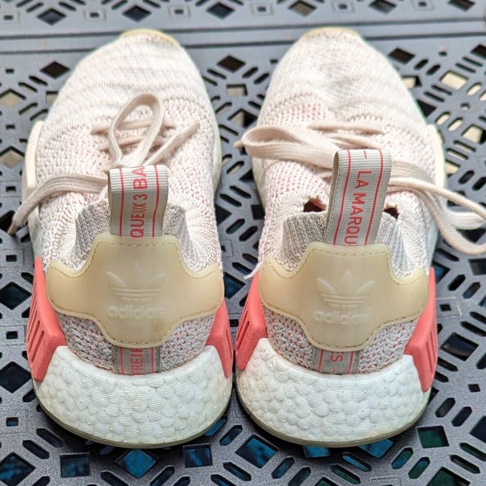 Adidas NMD R1 women's  - color pink ash, size 6.5 - Picture 2 of 6